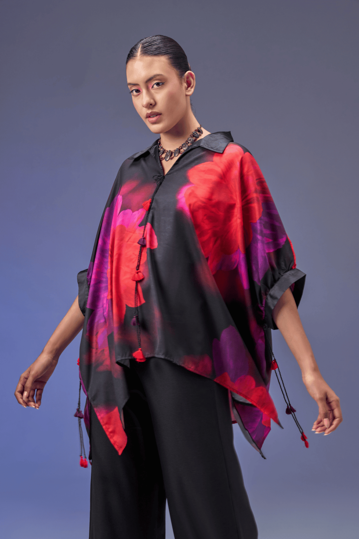 FADEFLOWER KAFTAN TOP