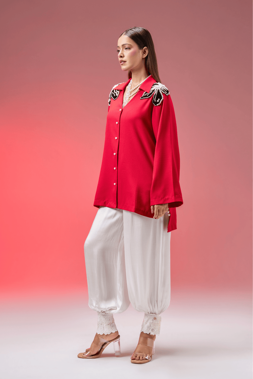 RED JEWEL SHIRT