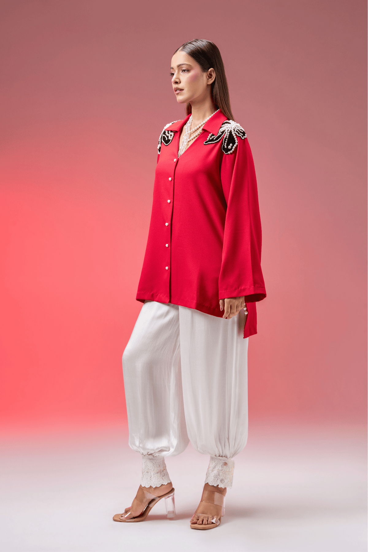 RED JEWEL SHIRT