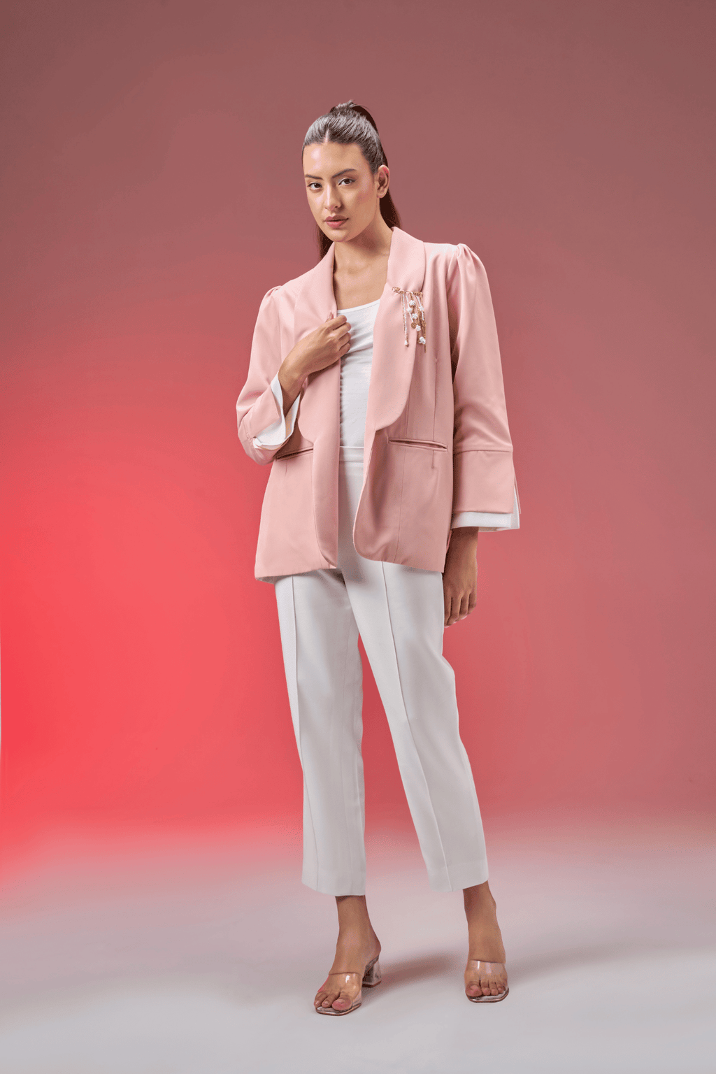 OFF THE CUFF PINK JACKET