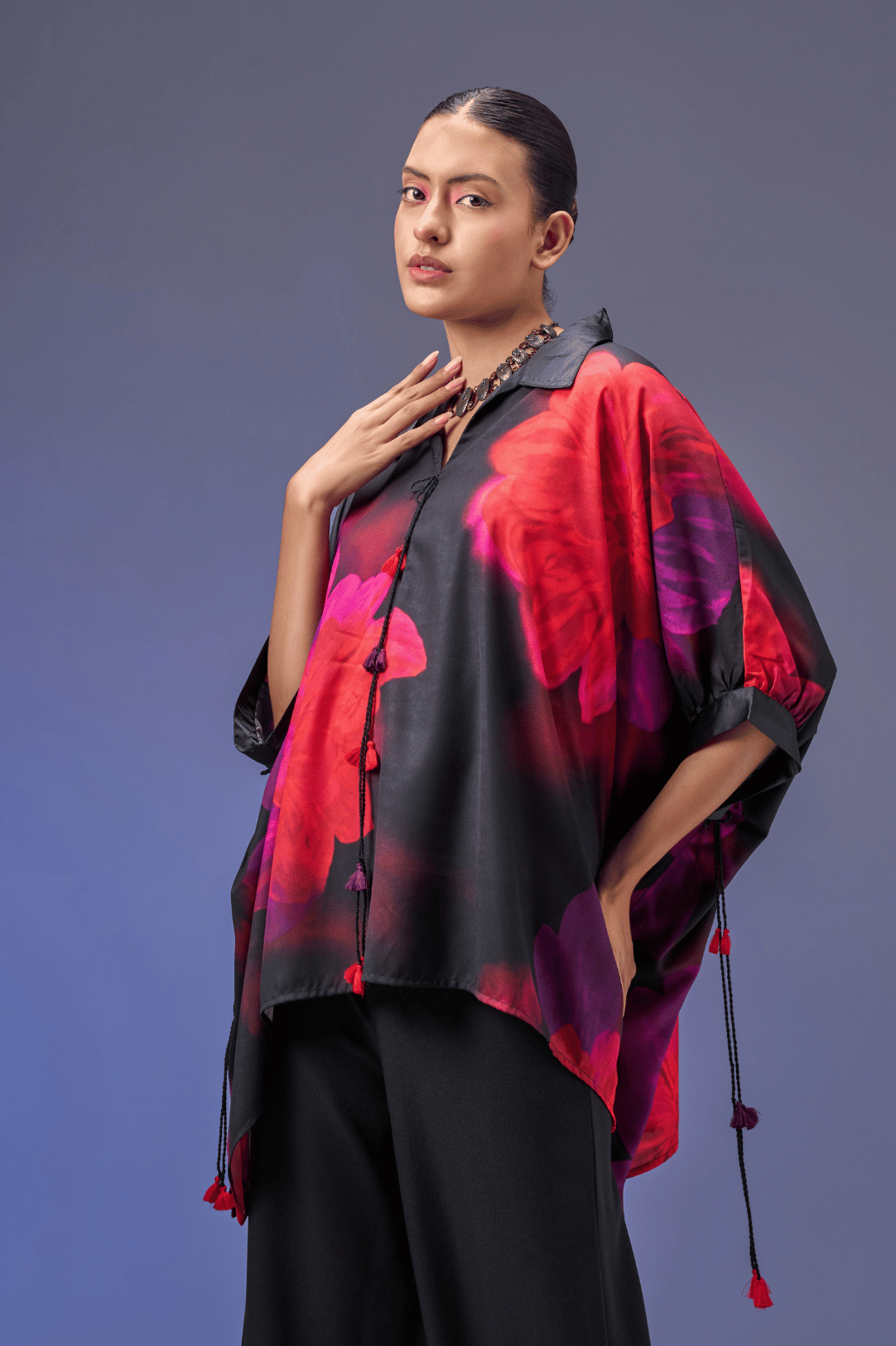 FADEFLOWER KAFTAN TOP