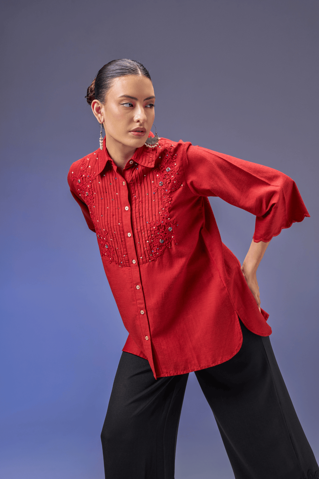 YOKE LINEN SHIRT