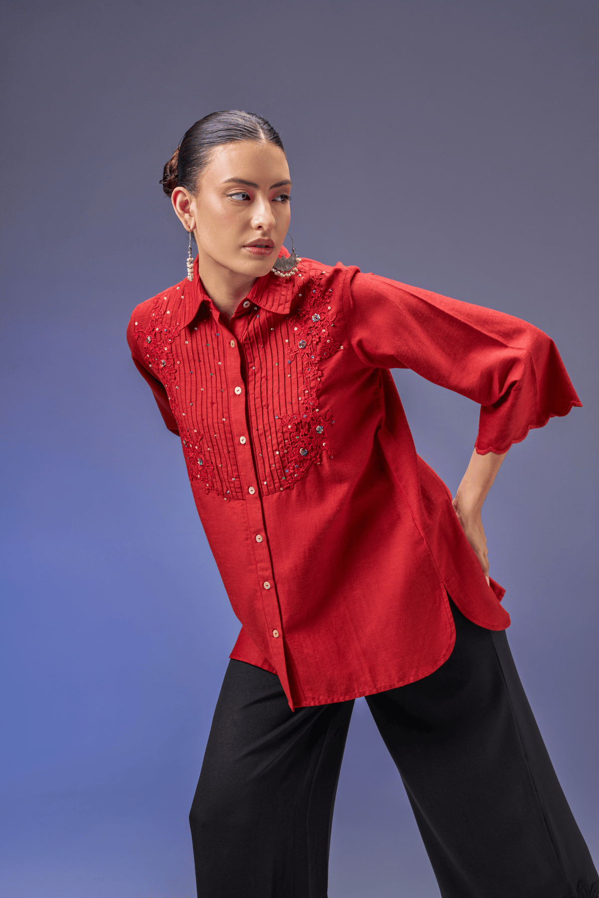 YOKE LINEN SHIRT