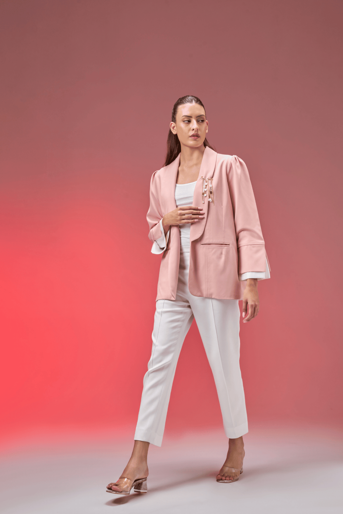 OFF THE CUFF PINK JACKET