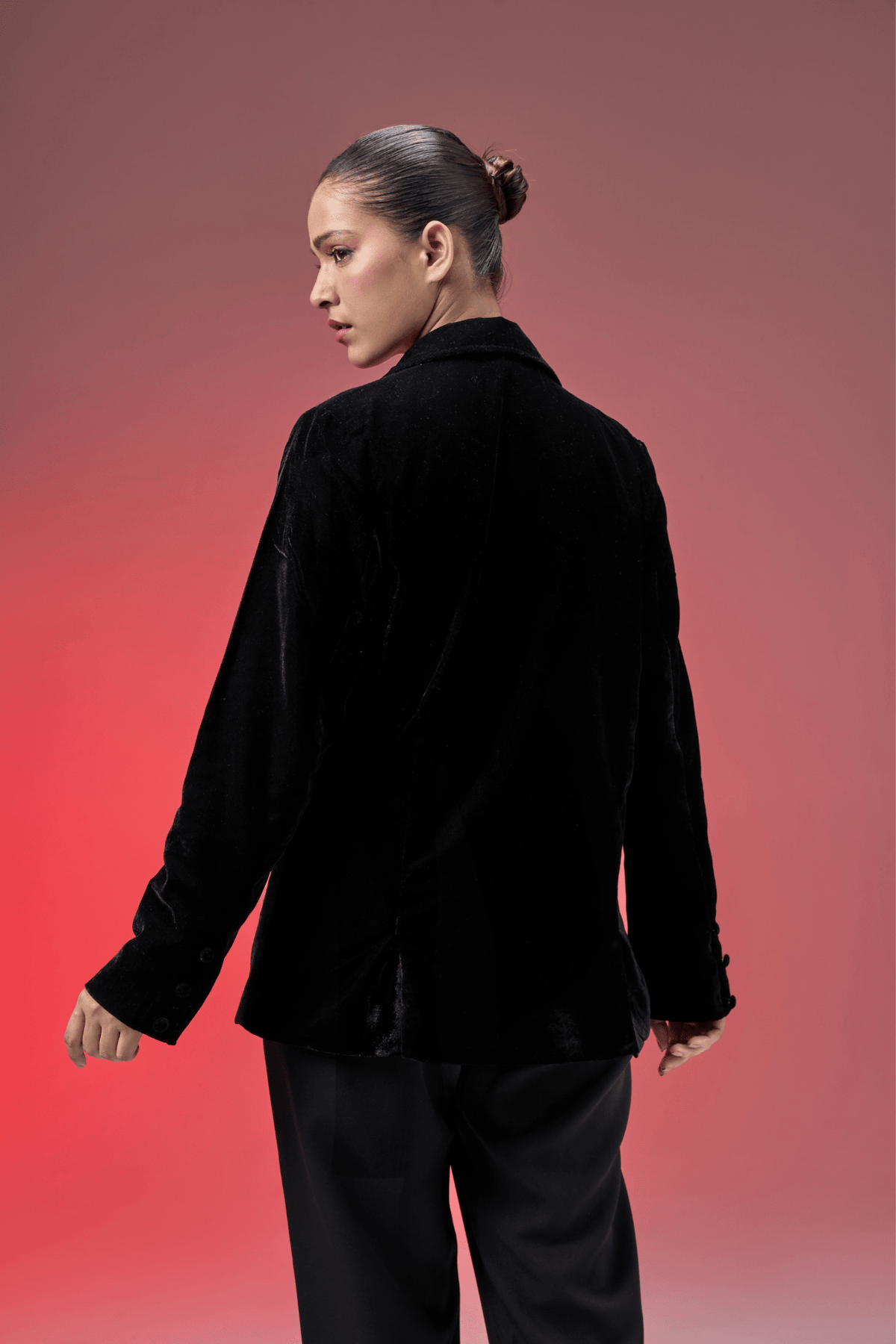 BEAD VELVET JACKET