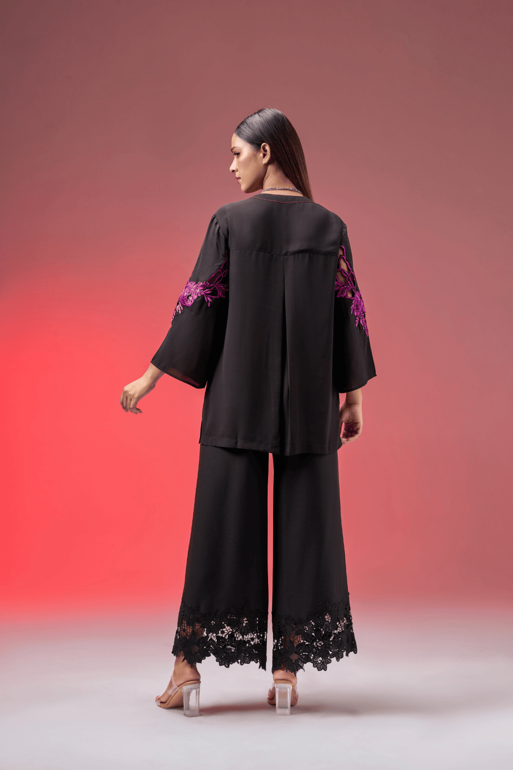 DRAMA BLACK SEQUIN SHIRT