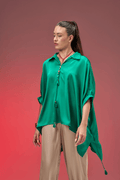FOREST GREEN KAFTAN TOP