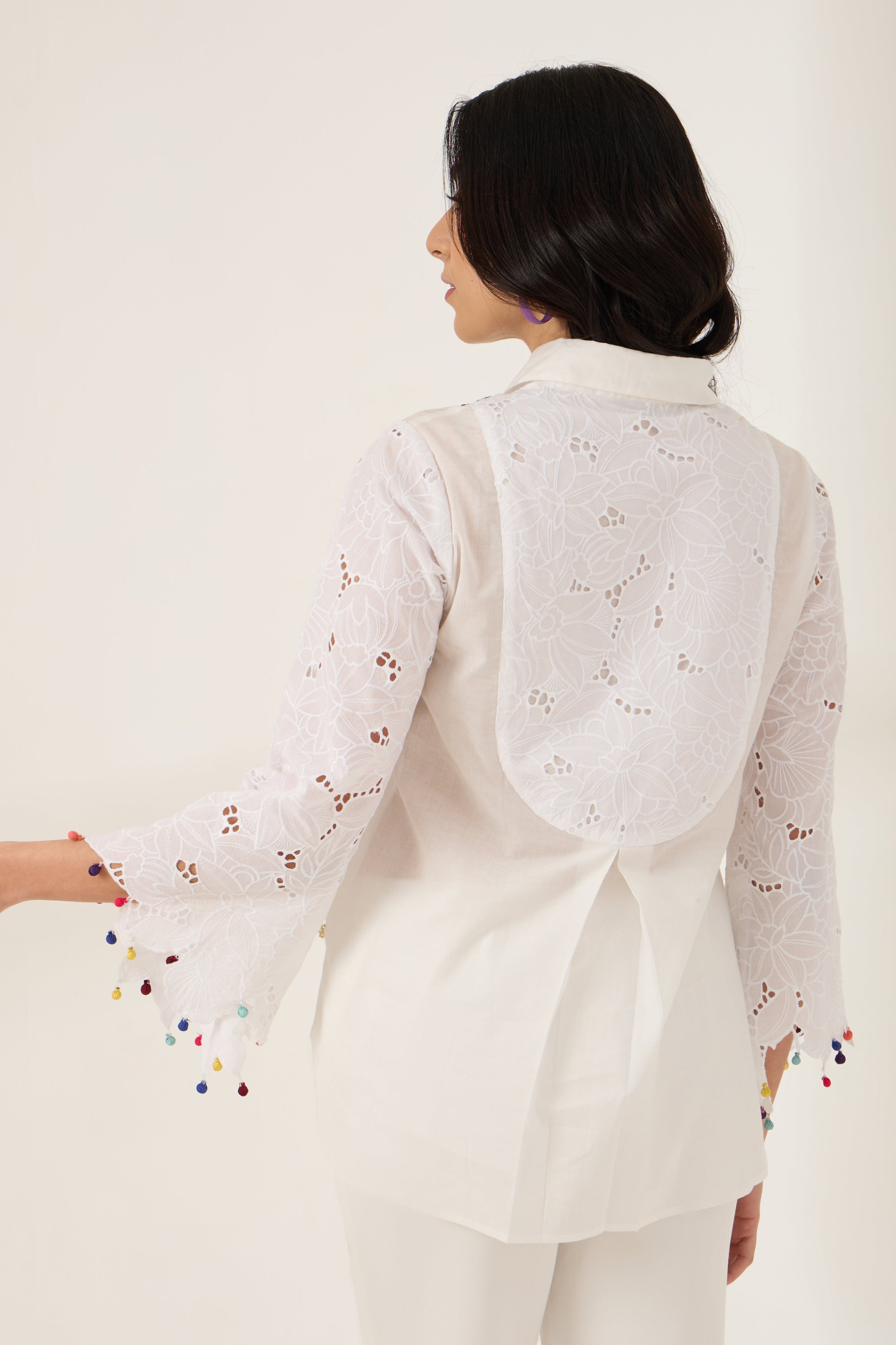 Pansylove Embroidered Shirt