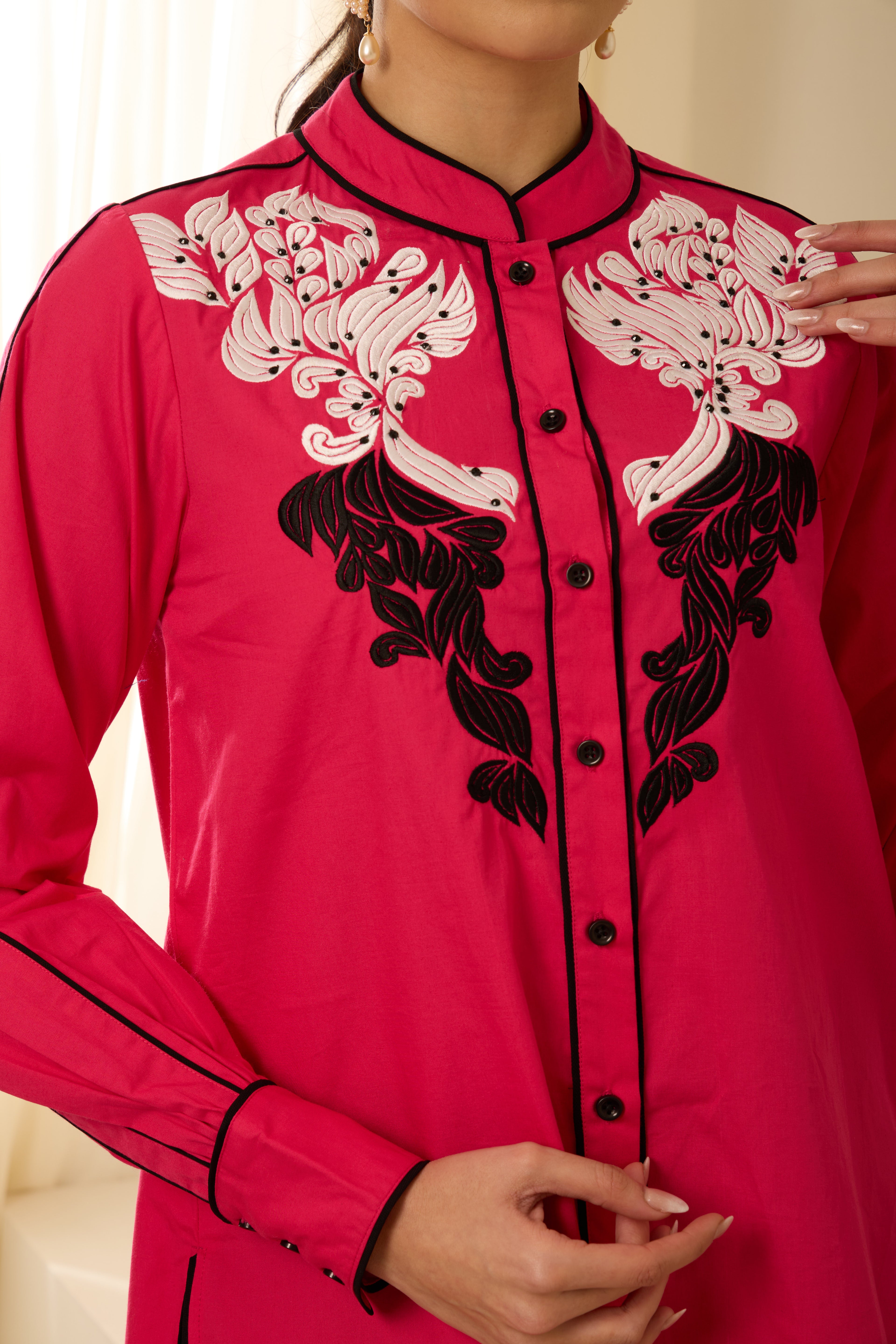 Ruby Embroidered Formal Shirt
