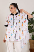 PAWMUM One-Size Cotton Shirt — front view | Haus of Handmade