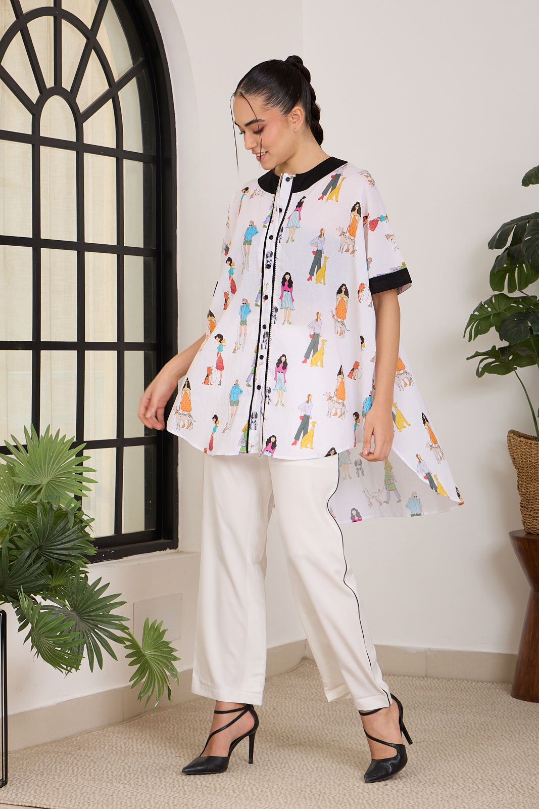 PAWMUM one-size cotton shirt