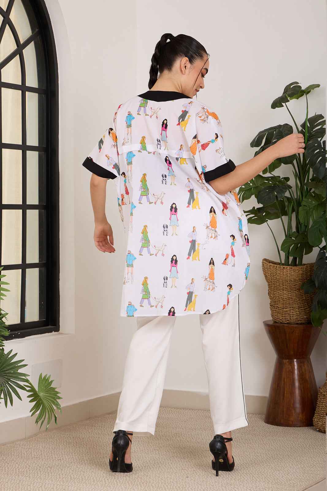 PAWMUM one-size cotton shirt