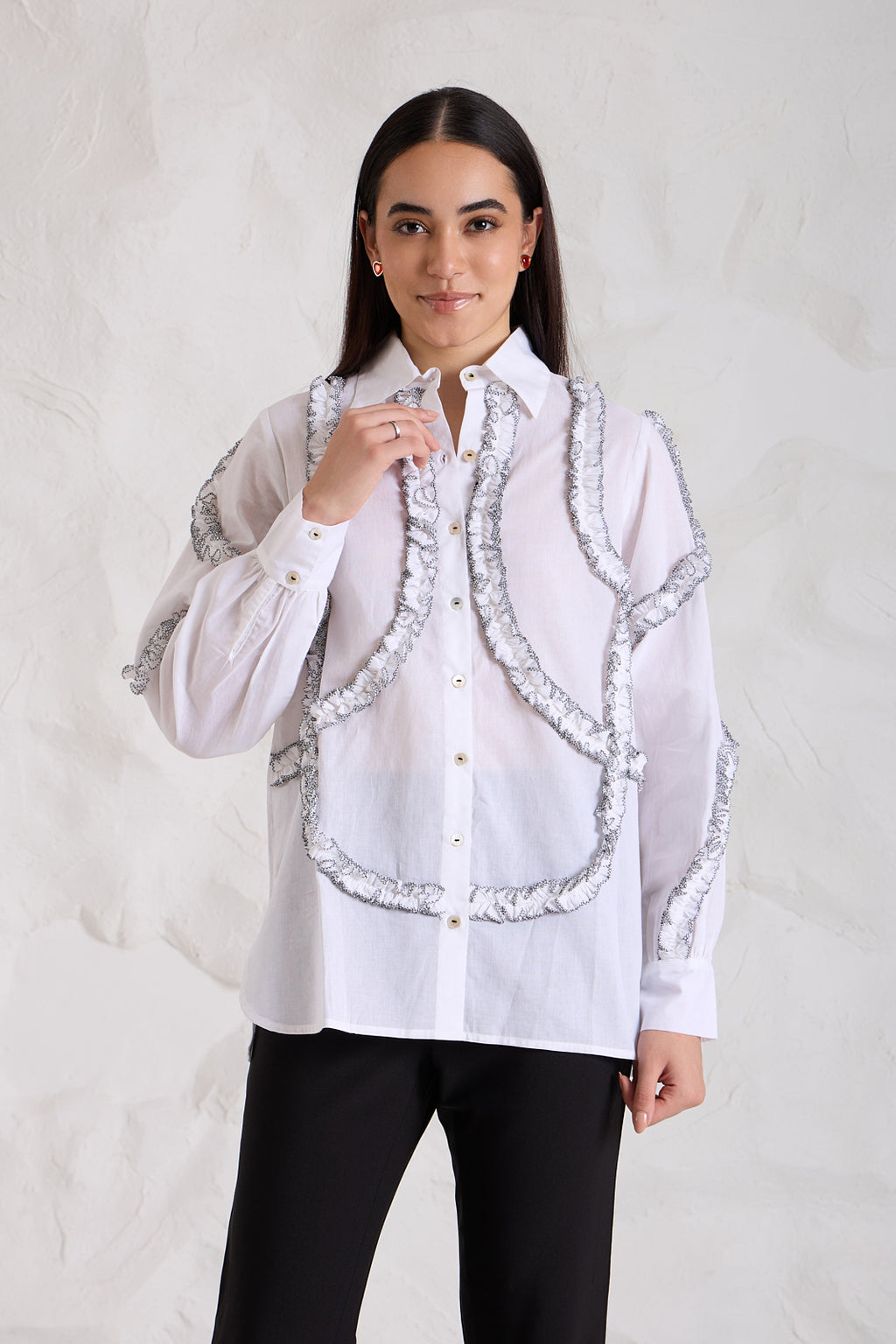 Salt & Pepper Cotton Shirt