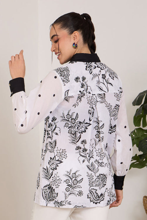 B&W Cotton Shirt