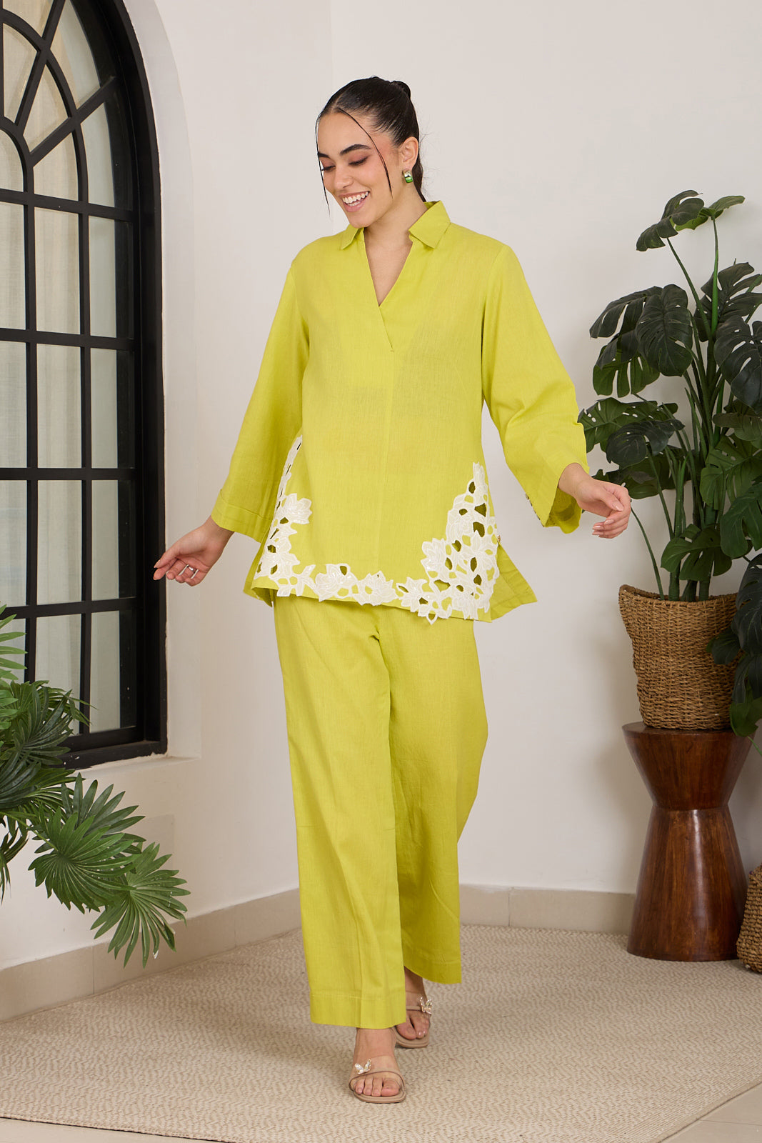 LEMONADE COTTON LINEN SET