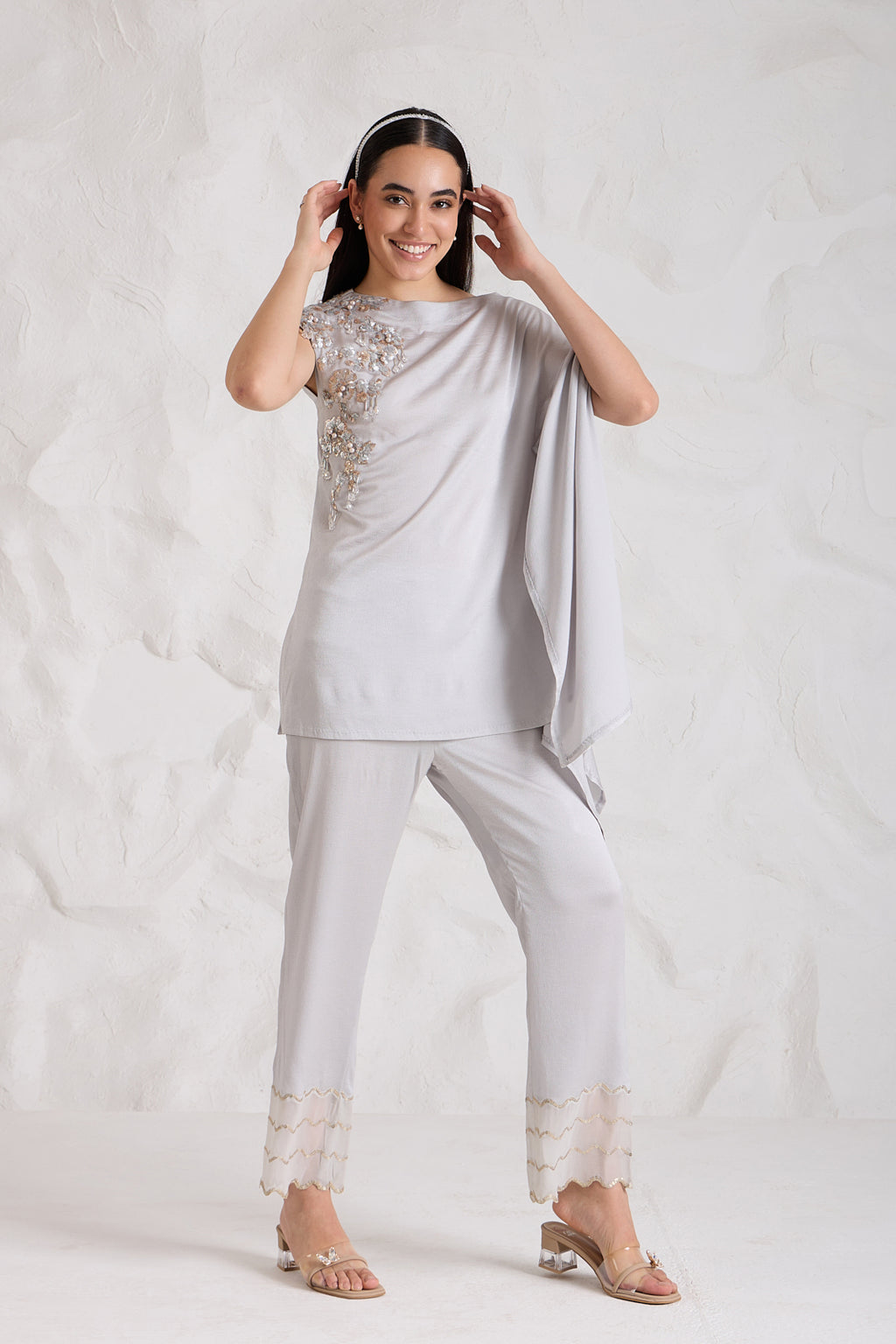 Dressy Crepe Satin Set