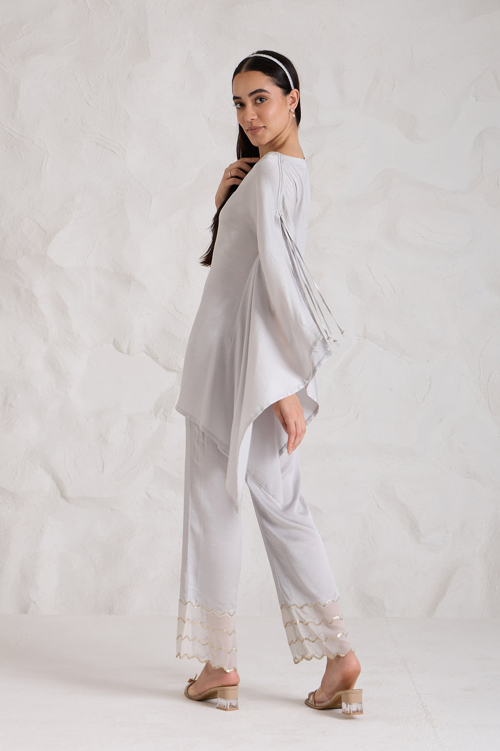 Dressy Crepe Satin Set