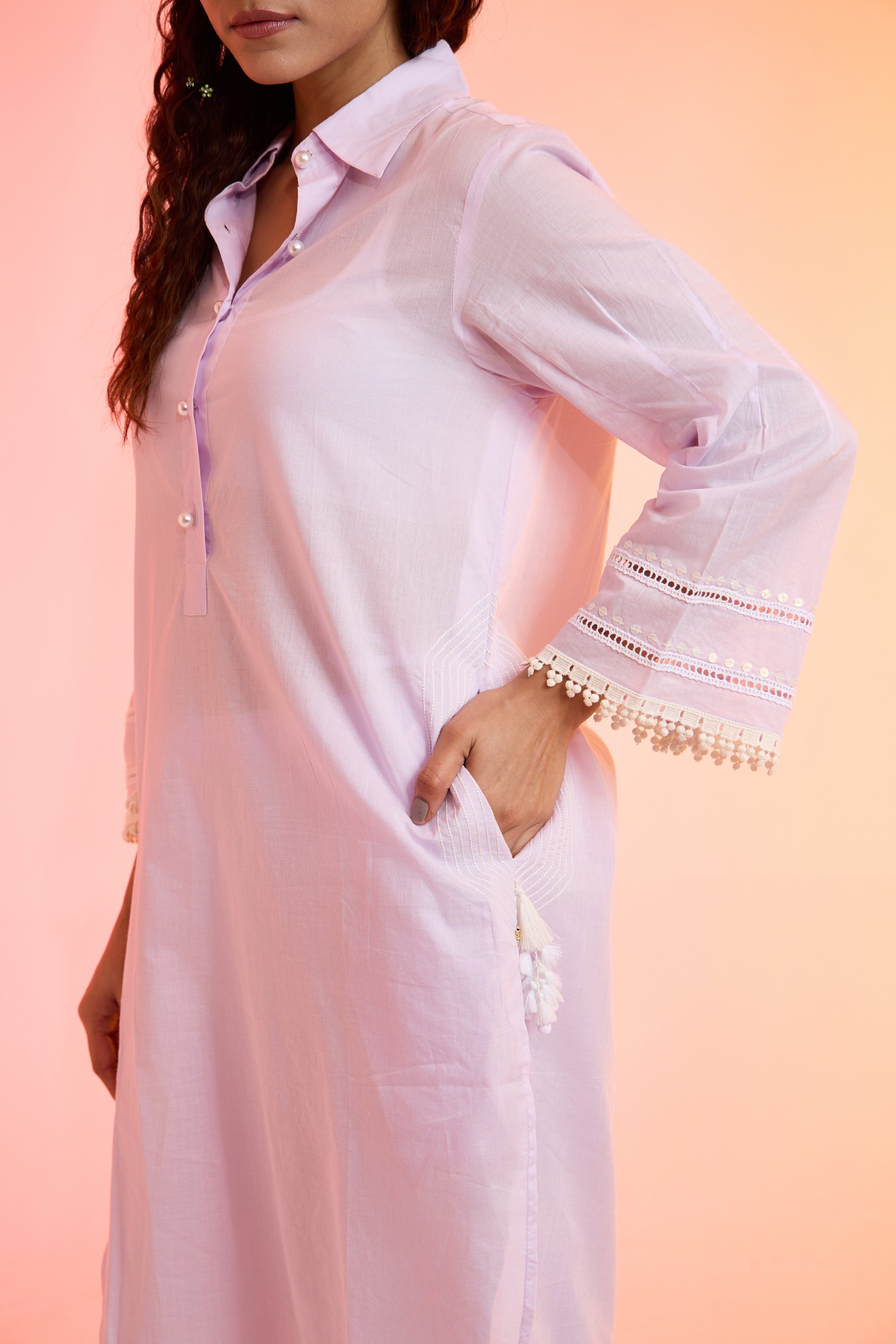 INDIY cotton tunic set