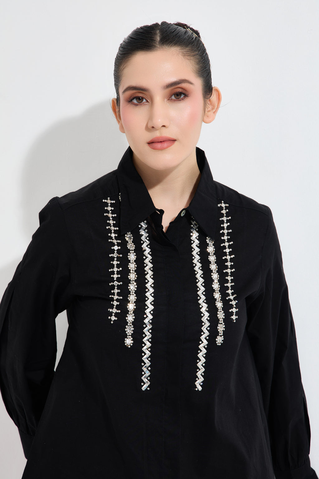 Pippin Swarovski Formal Cotton Shirt