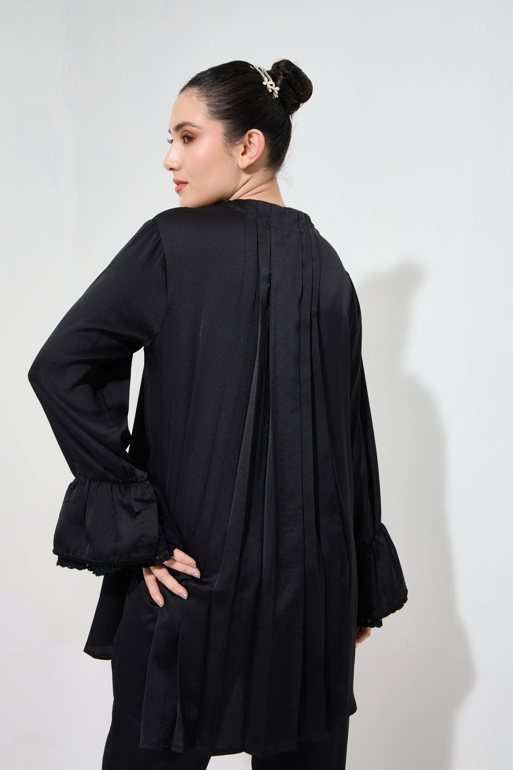 Milady Embroidered Formal Top