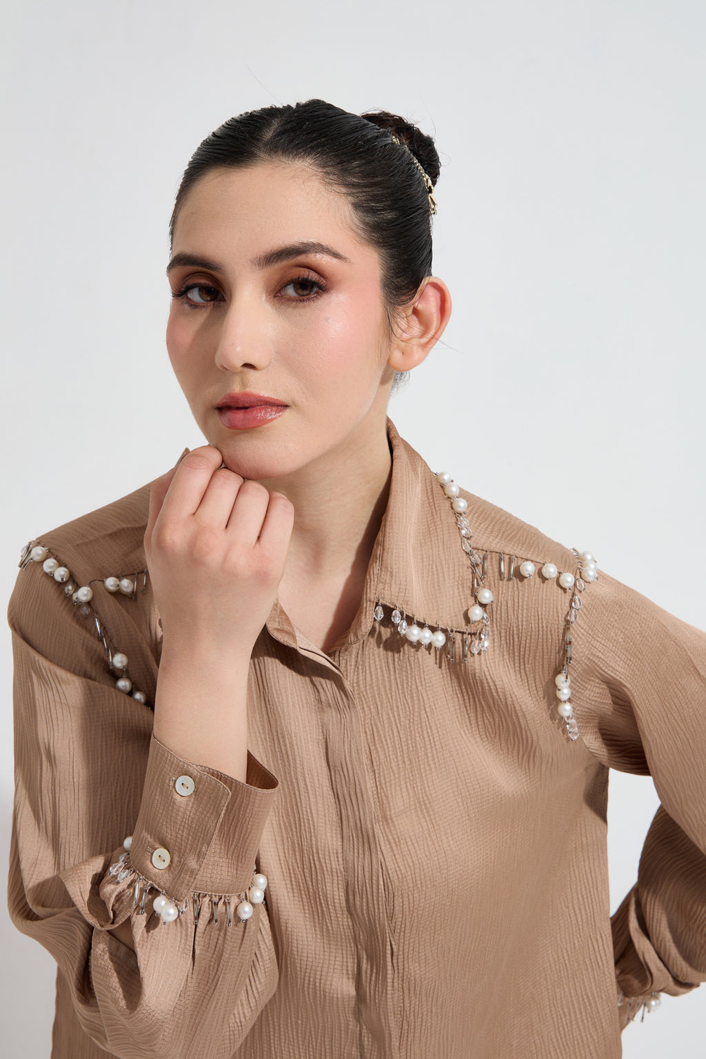 Hautedrops Formal Embroidered Shirt