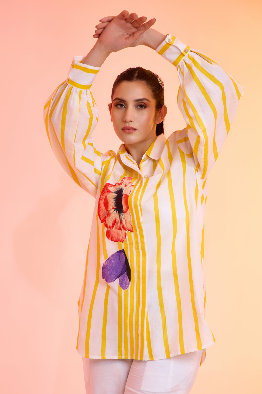 Mystripe Printed Cotton Shirt