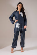SAVVY denim co-ord — front view | Haus of Handmade