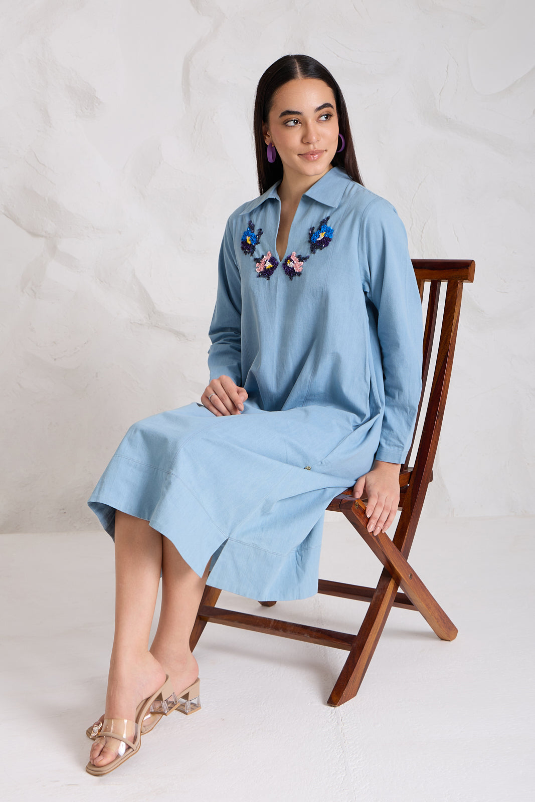 BEBE denim dress