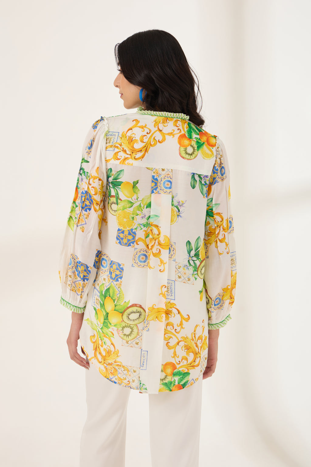 Kiwiq Printed Modal Top