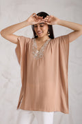 FLIRTY Georgette Top — front view | Haus of Handmade