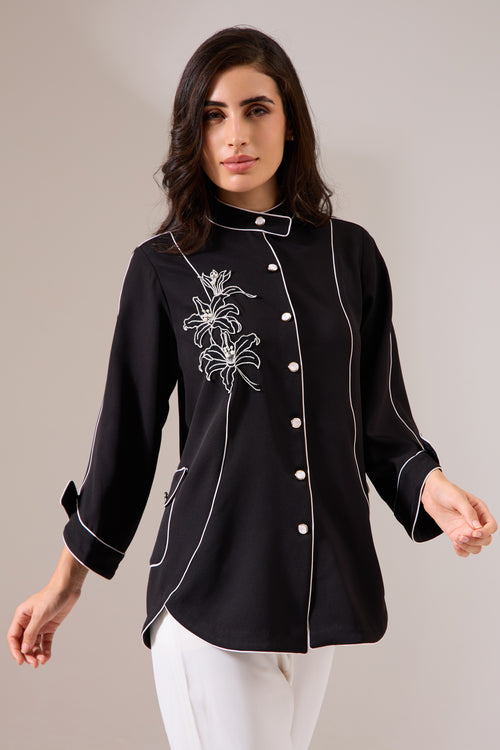 CHROMA formal shirt — front view | Haus of Handmade