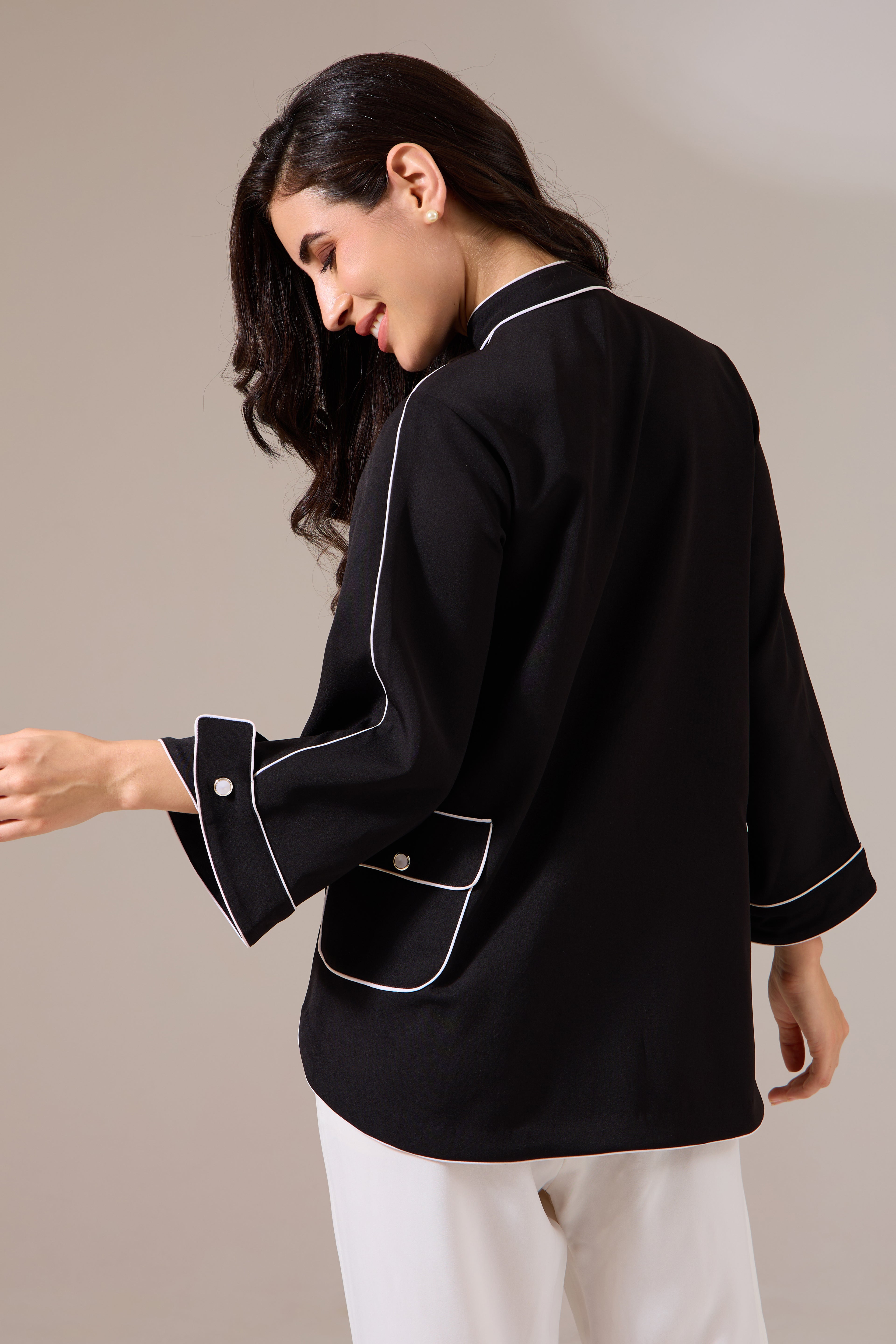 CHROMA formal shirt — back view | Haus of Handmade