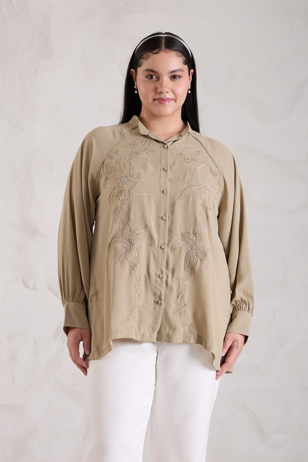CHARMER embroidered shirt