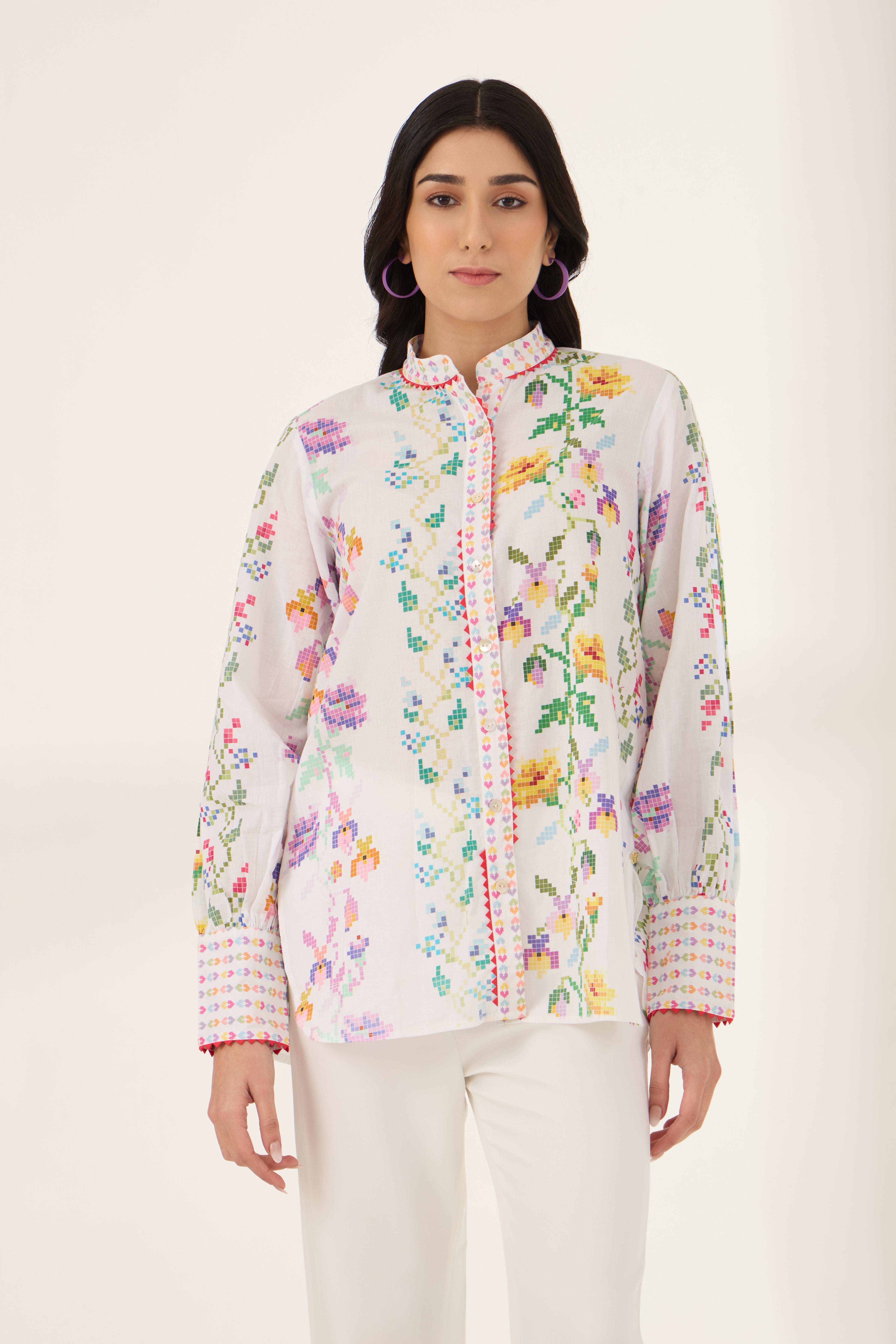 PRAIRIE PRINTED COTTON SHIRT