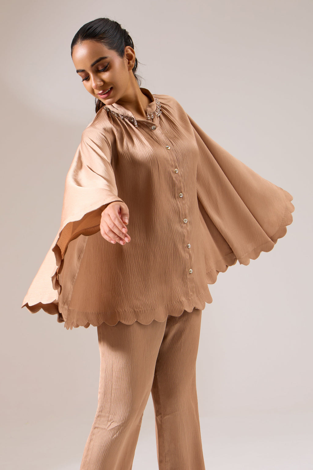 GONUDE Formal Cape Top — back view | Haus of Handmade