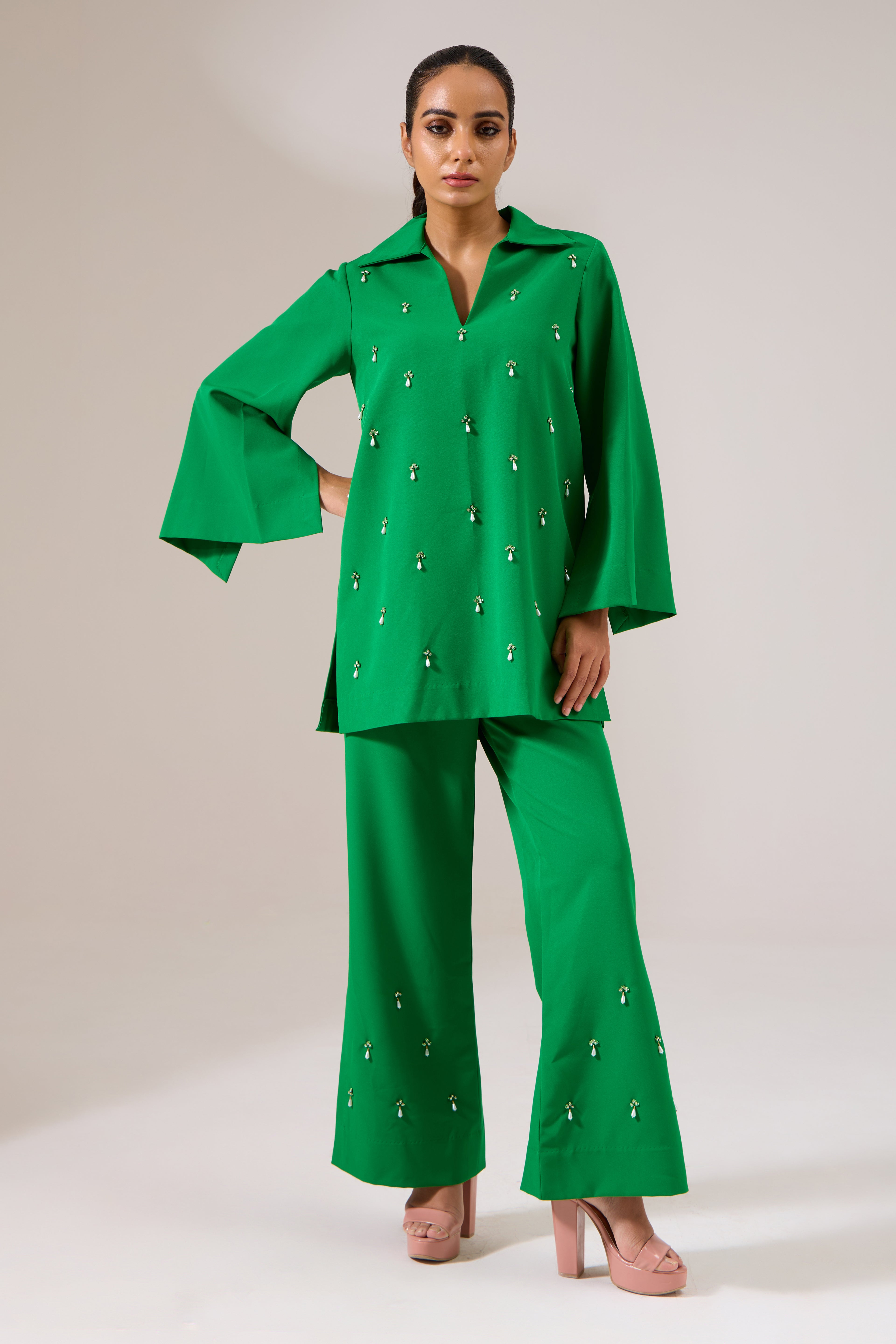 MOD formal co-ord — side view | Haus of Handmade