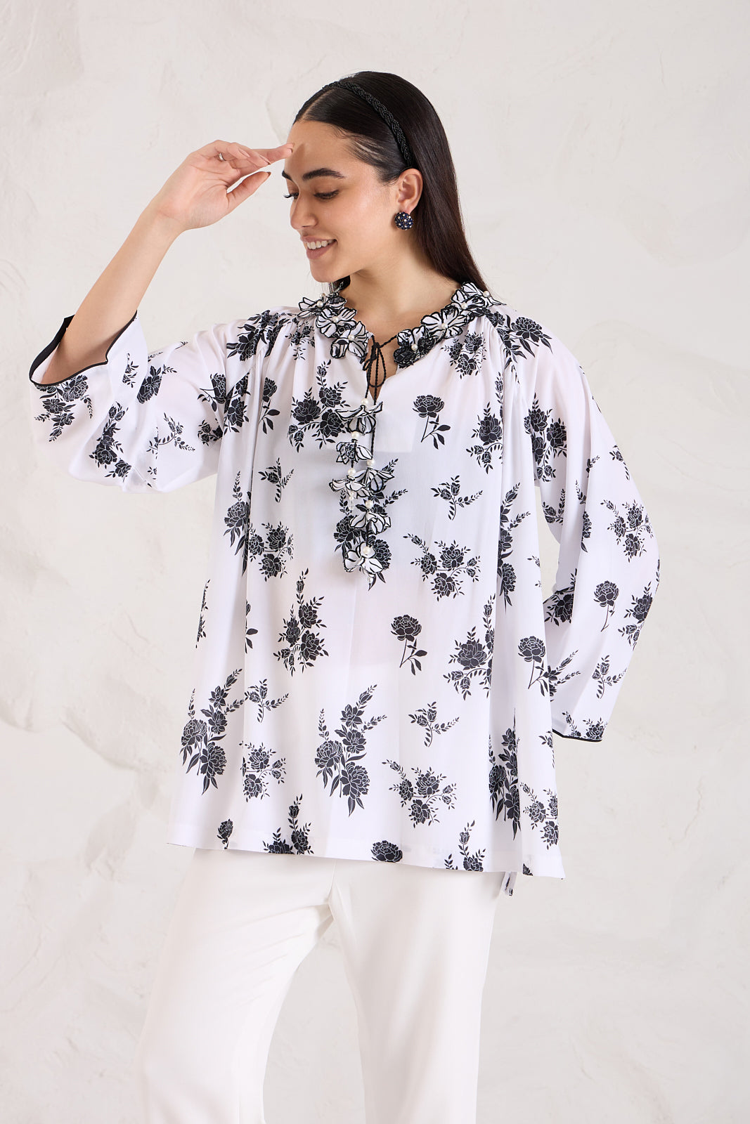 FLOR georgette top