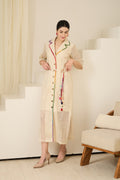 COLORPOP Long Dress — front view | Haus of Handmade