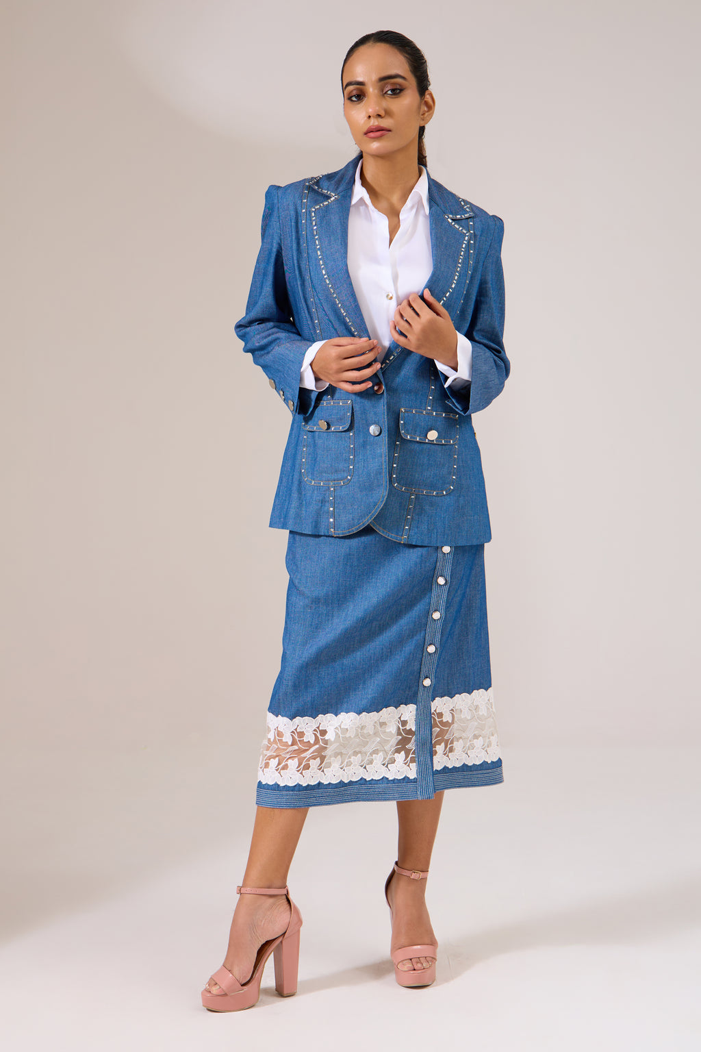 Diamante Denim Jacket