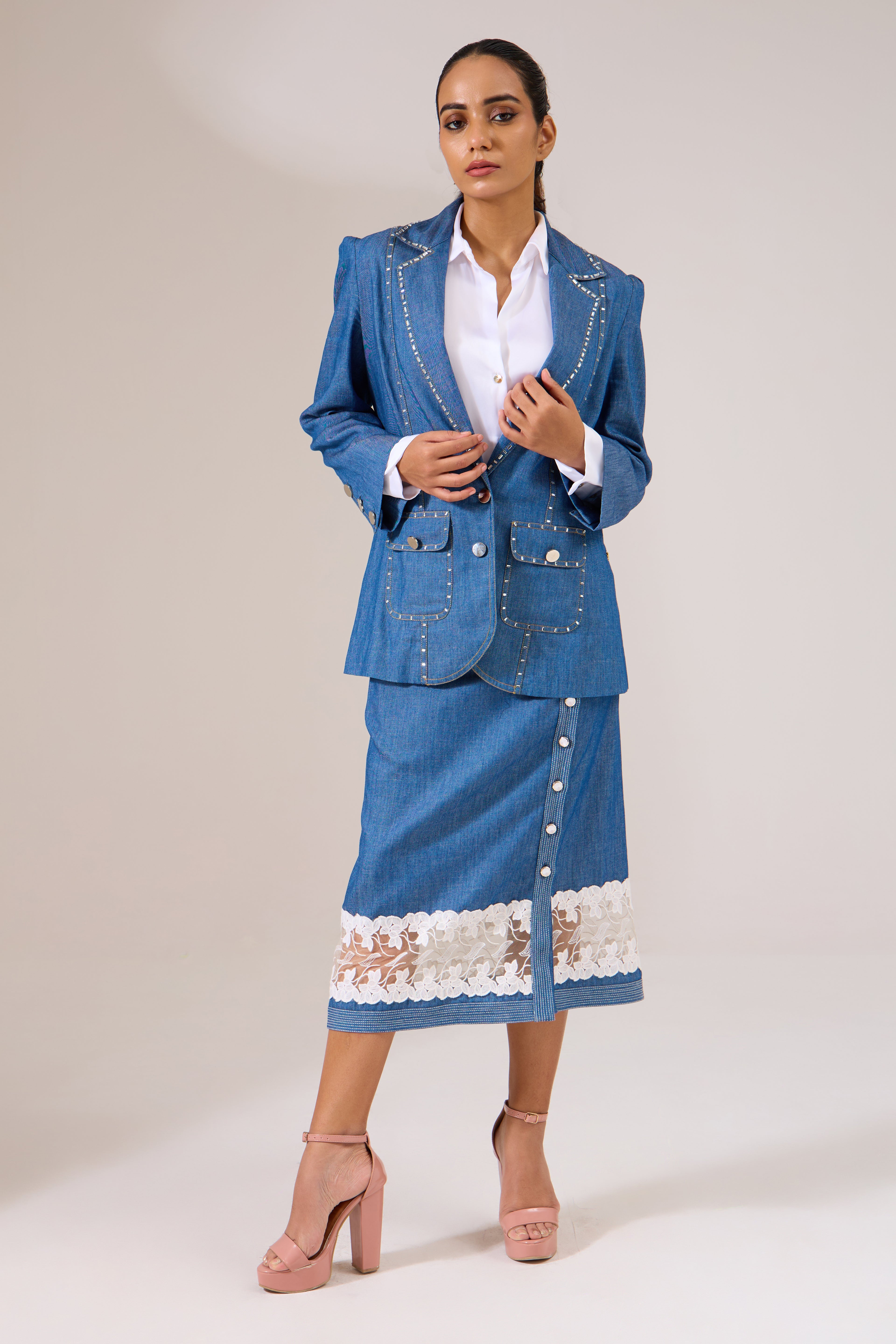Diamante Denim Jacket