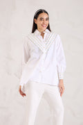 Shaded Scallop Poplin Shirt