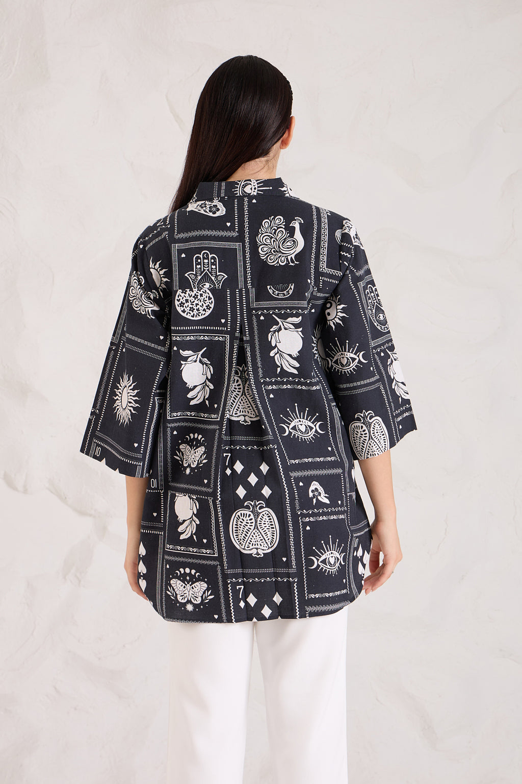 Hamsa Cotton Linen Shirt