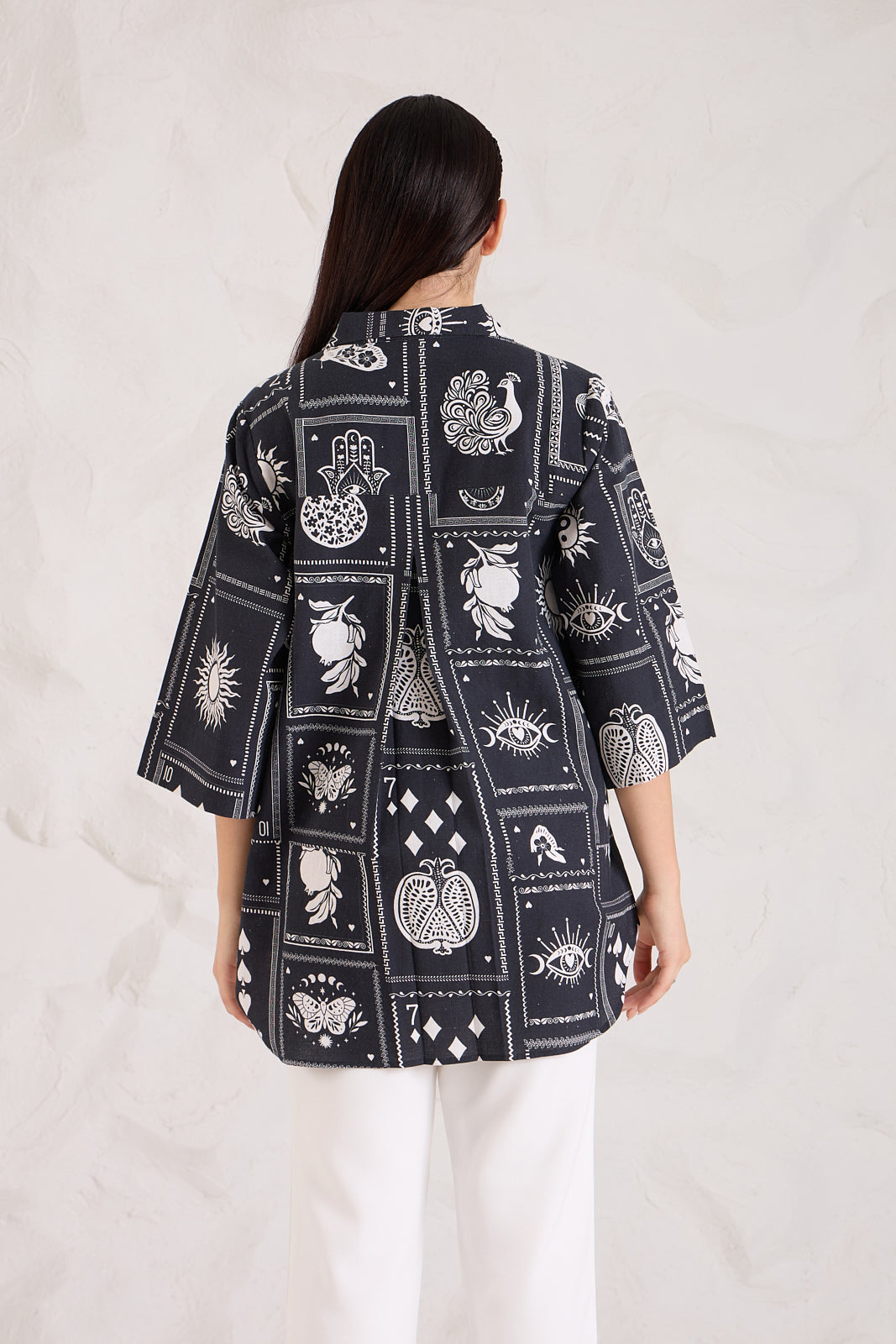 Hamsa Cotton Linen Shirt