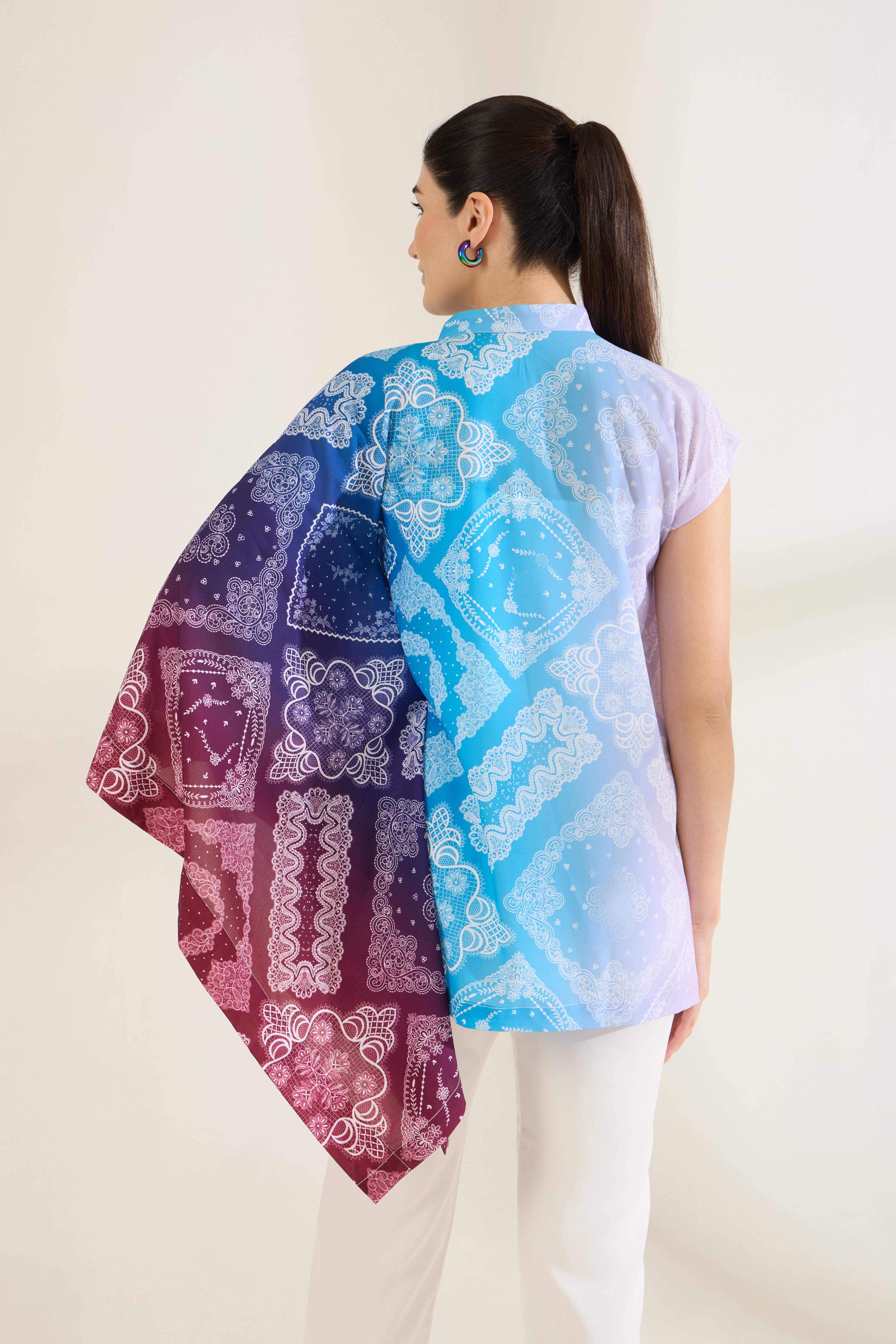 Sway Printed Georgette Shirt