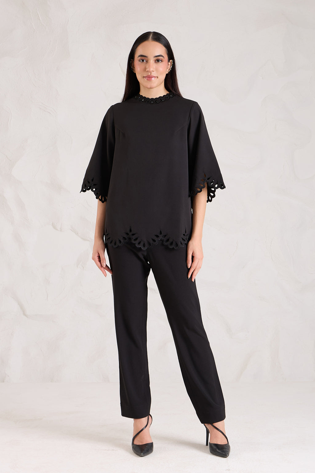 Ebony Banana Crepe Top