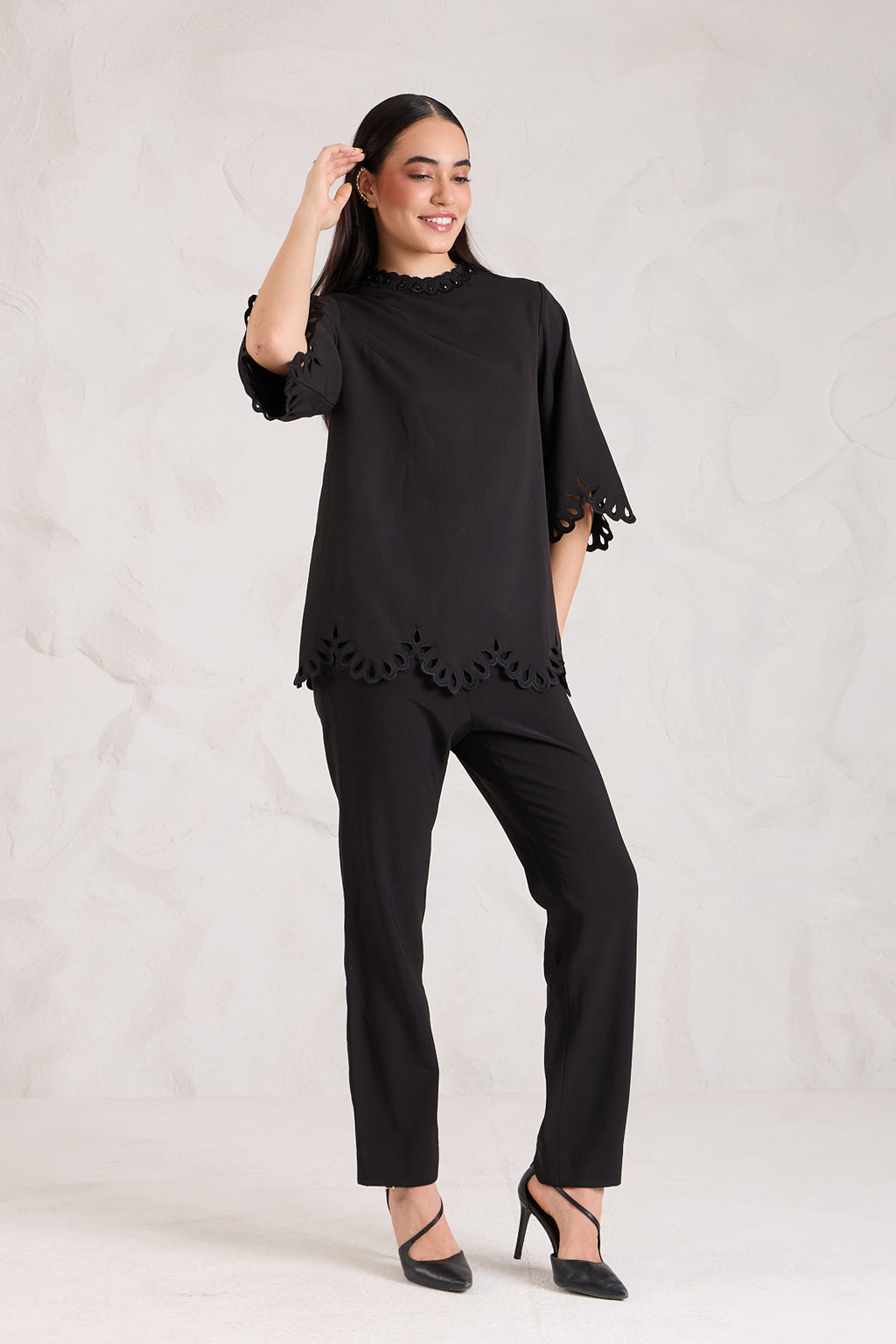 Ebony Banana Crepe Top