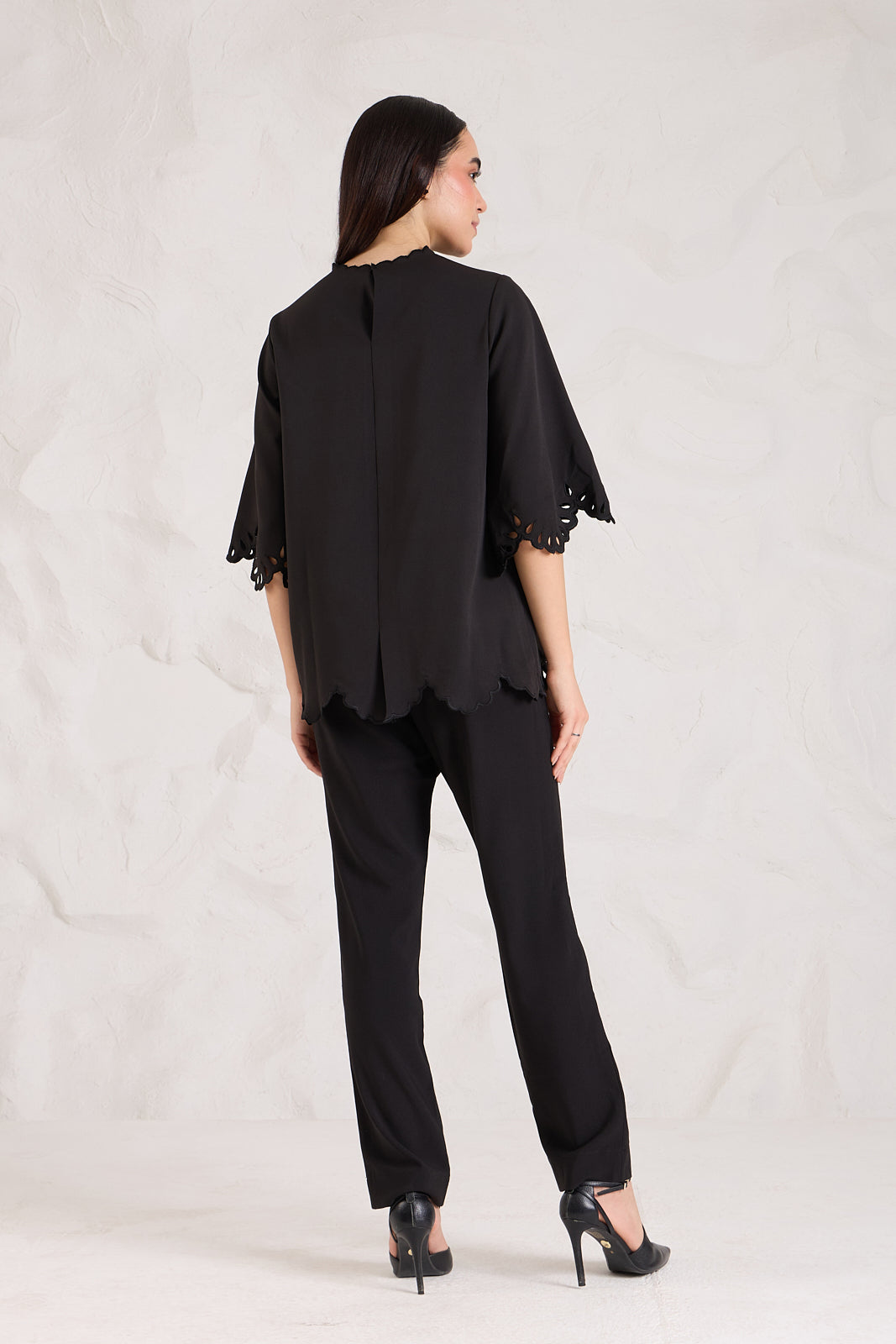 Ebony Banana Crepe Top