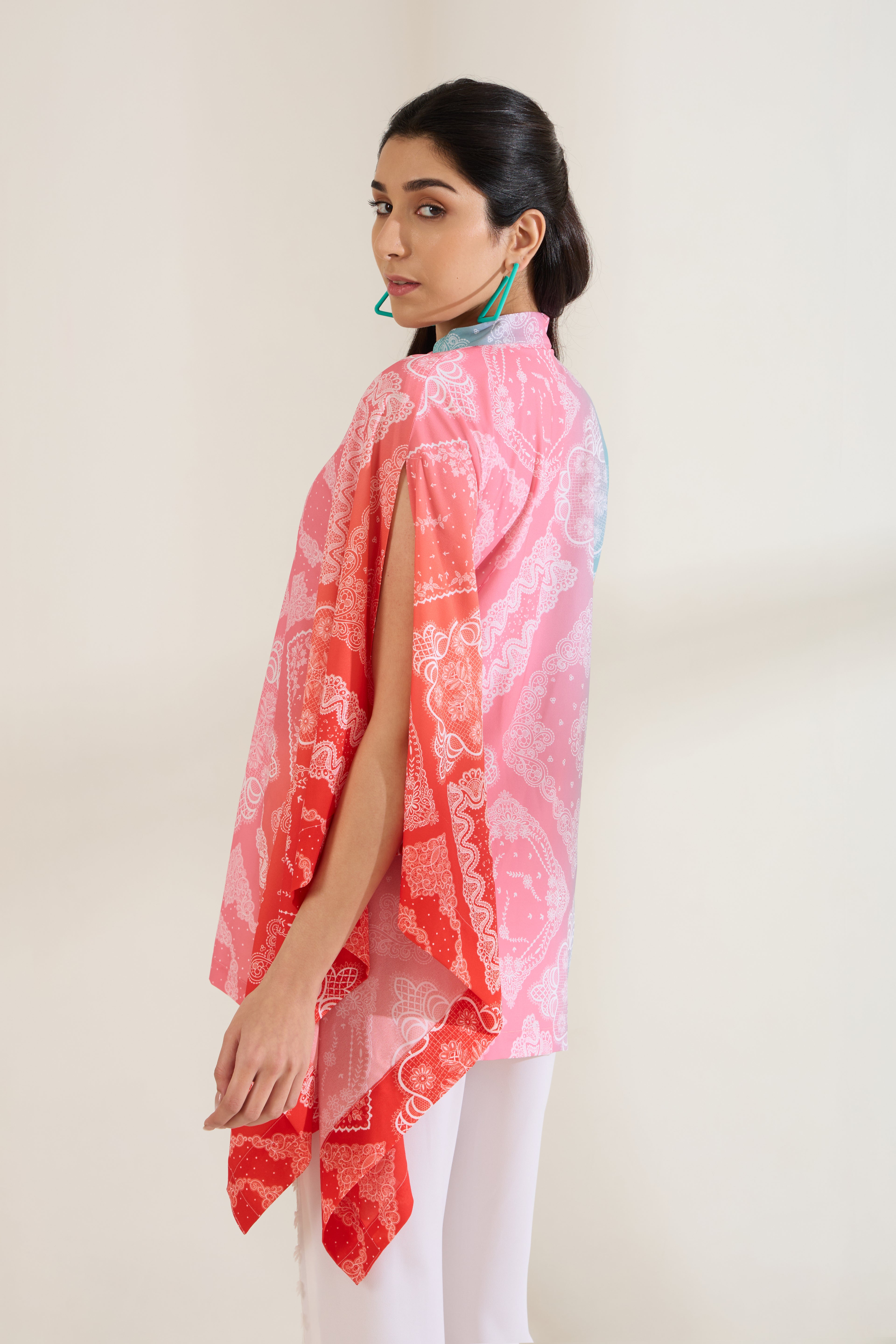 Sway Printed Georgette Shirt
