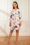 Papillon printed dress for women - Haus of Handmade handcrafted clothing India
