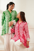 Chantilly formal printed shirt for women - Haus of Handmade handcrafted clothing India
